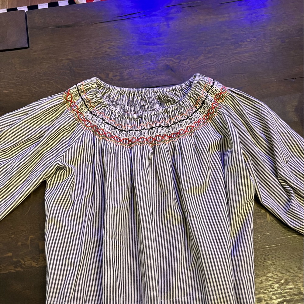 The Great, smocked top, new without tags,size M